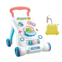 Kinderwagen mit Musik zur Unterstützung beim Gehen
