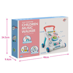Kinderwagen mit Musik zur Unterstützung beim Gehen