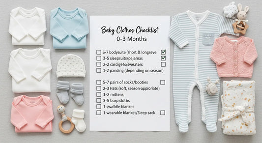 The Complete Baby Clothes Checklist for 0–3 Months: What to Buy, How Much, and How to Care for It