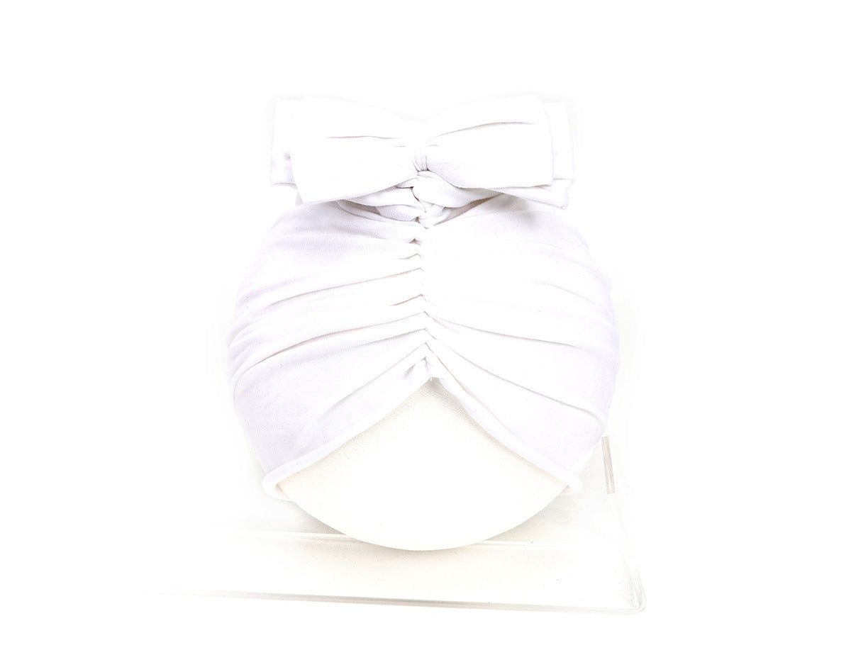 Süßer Babyhut für Neugeborene, weicher Mädchen-Hut, Turban, Kleinkind, Baby-Mütze, Haube, Kopftücher
