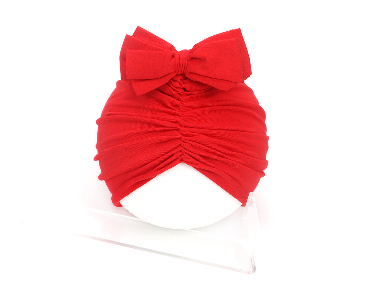 Süßer Babyhut für Neugeborene, weicher Mädchen-Hut, Turban, Kleinkind, Baby-Mütze, Haube, Kopftücher