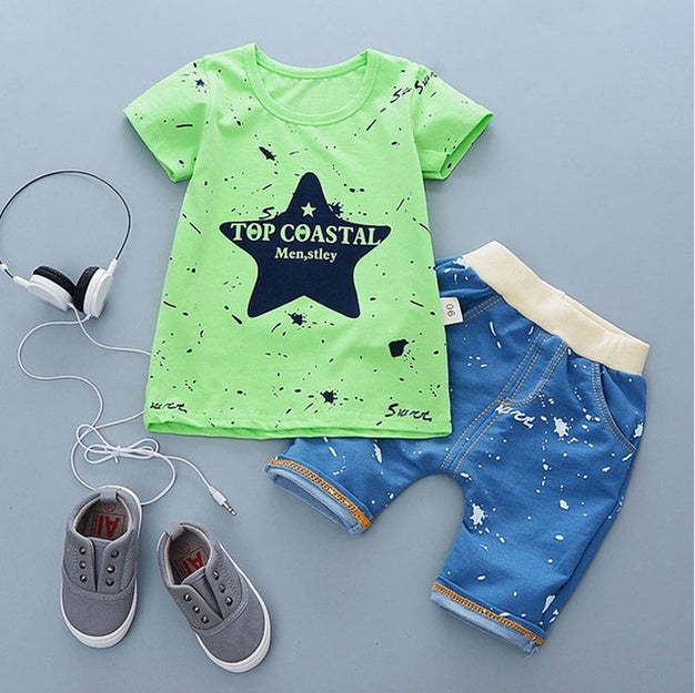 Summer baby boys outfits sports