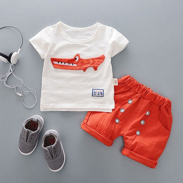 Summer baby boys outfits sports