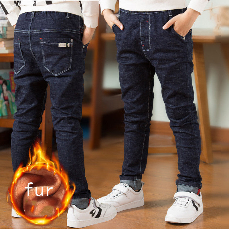 Jungs plus Fleece-Jeans