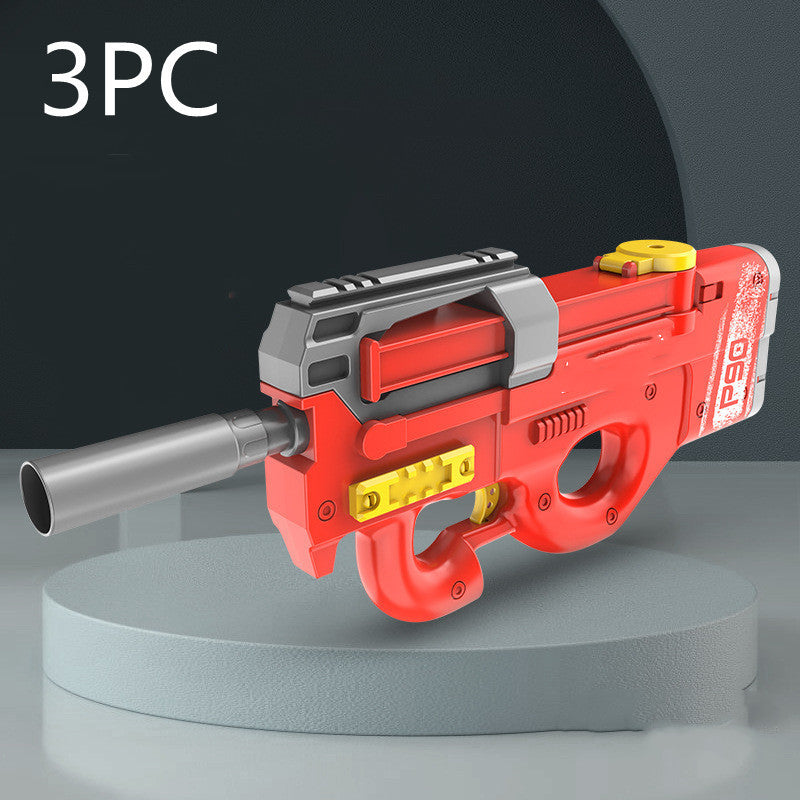 Neue P90 Elektro-Wasserpistole Hochtechnologie Kinderspielzeug für den Outdoor-Einsatz am Strand oder Pool, großes Fassungsvermögen, Sommer Gel-Blastwasserpistole für Erwachsene