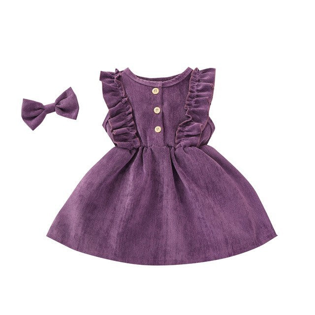 Sommer Tops 0-9J Hübsche Baby Kleider Röcke Mädchenkleid